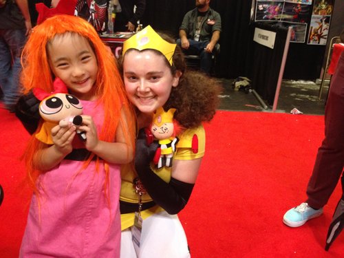  family cosplay fun - dim sum warriors, yakuza baby, Powerpuff Girls Cosplay