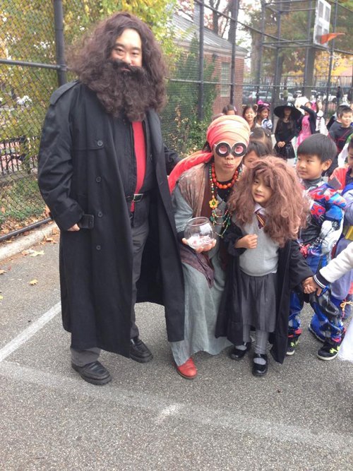  family cosplay fun - dim sum warriors, yen yen, colin goh, yakuza baby, Harry Potter cosplay