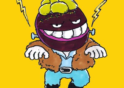 HOW TO DRAW: Frankenstein x Mangosteen
