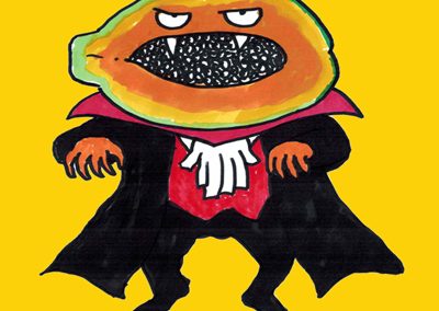 HOW TO DRAW: Vampire x Papaya